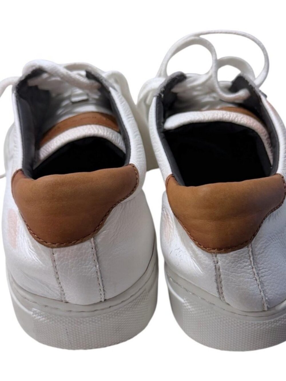 To Boot New York Adam Derrick White Leather Sneakers